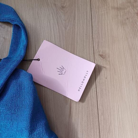 Hello Molly Angelic Desires Mini Dress Bright Blue S NWT - Picture 6 of 7